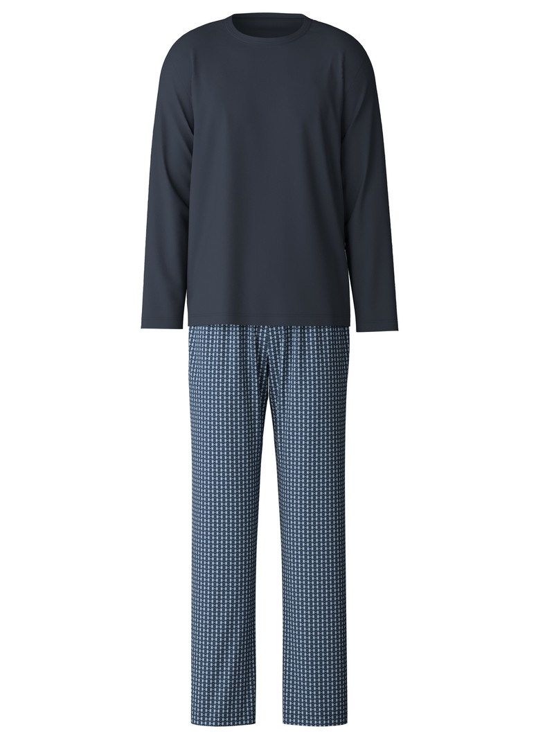 Calida Relax Streamline 2 Pyjama Nachtwäsche Herren Dunkel | 72301-XRDP