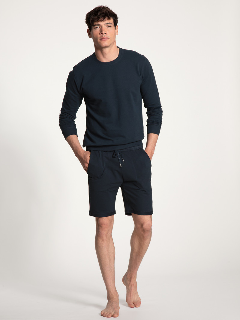 Calida Remix Basic Lounge Bermudas Loungewear Herren Dunkel | 34059-ICPZ