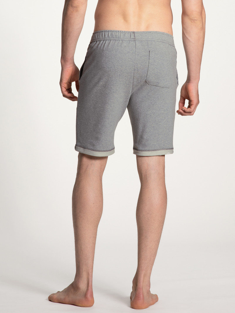 Calida Remix Basic Lounge Bermudas Loungewear Herren Carbon Melé | 45893-FTPR