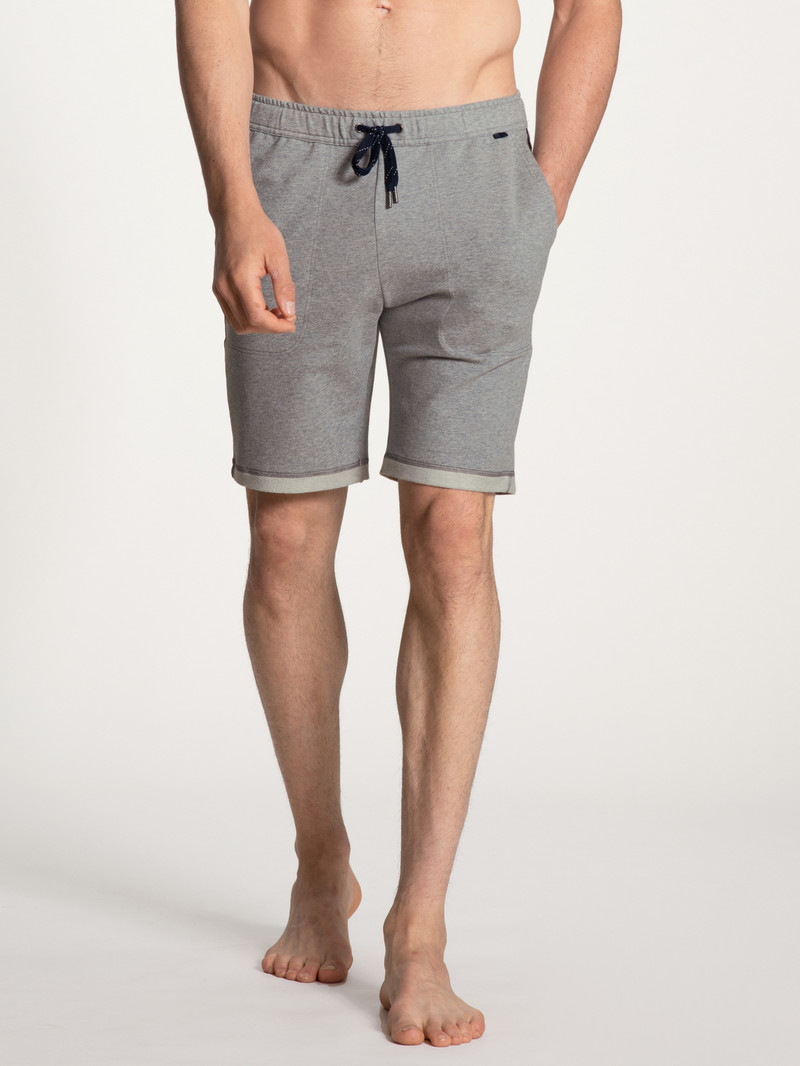 Calida Remix Basic Lounge Bermudas Loungewear Herren Carbon Melé | 45893-FTPR