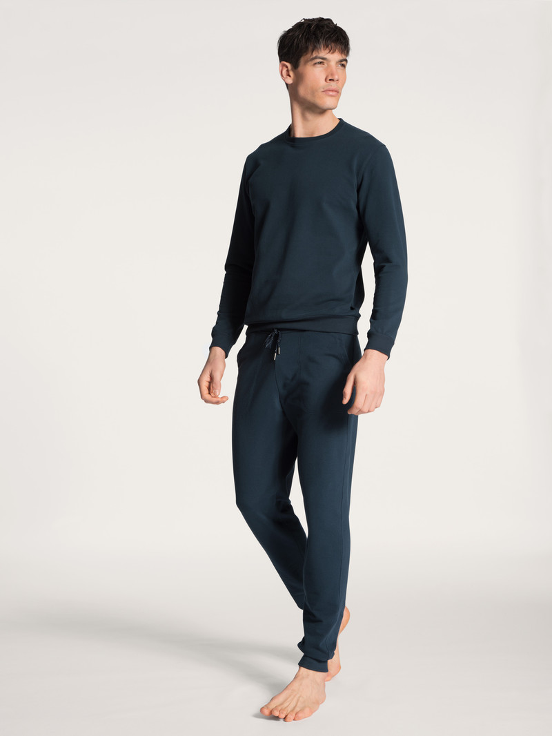 Calida Remix Basic Lounge Pants Loungewear Herren Dunkel | 13097-RHUK