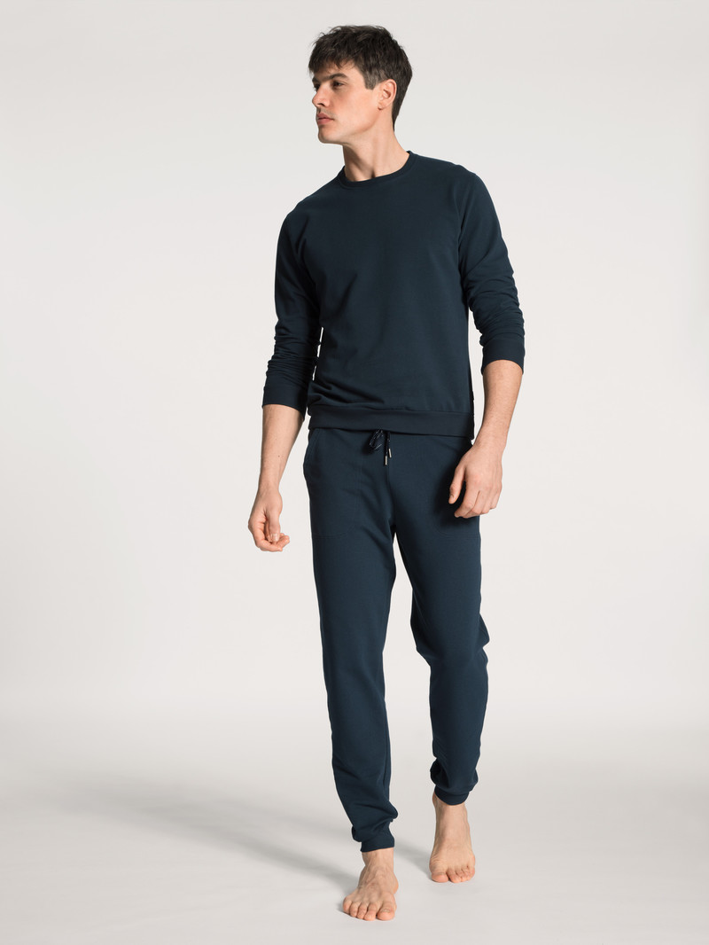 Calida Remix Basic Lounge Pants Loungewear Herren Dunkel | 13097-RHUK