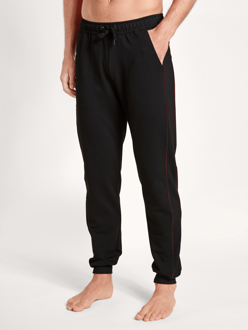 Calida Remix Basic Lounge Sweatpants Loungewear Herren Schwarz | 01872-SHXU