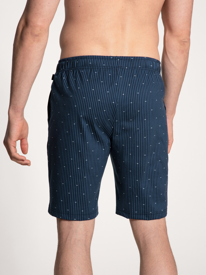 Calida Remix Basic Sleep Bermudas Nachtwäsche Herren Blau | 56910-PNZX