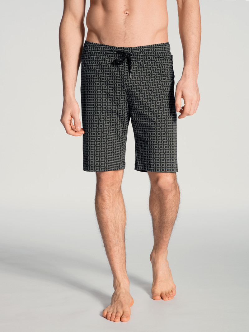 Calida Remix Basic Sleep Bermudas Nachtwäsche Herren Fog | 47691-CKGE