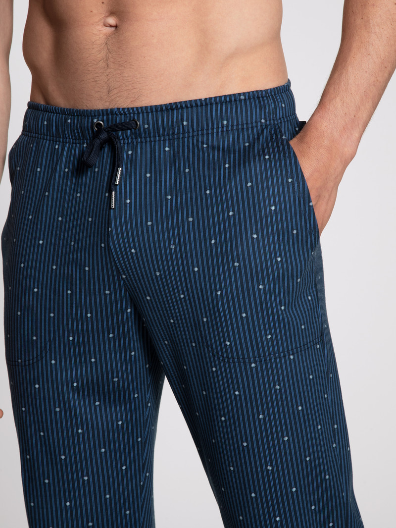 Calida Remix Basic Sleep Pants Nachtwäsche Herren Blau | 71956-DRSU