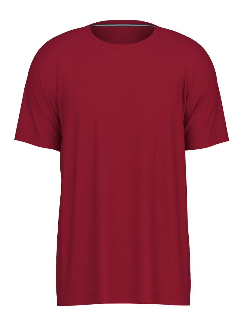 Calida Remix Basic Sleep T-shirt Nachtwäsche Herren Rot | 98025-FGOY