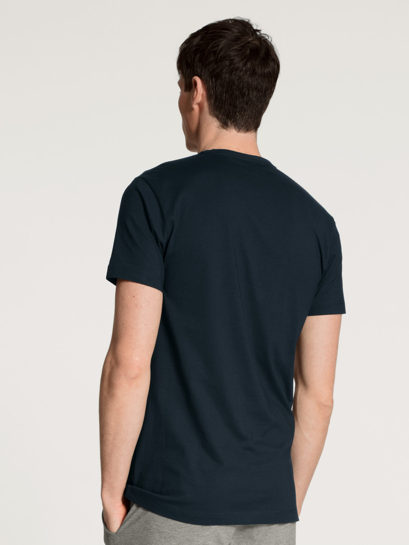 Calida Remix Basic Sleep T-shirt Nachtwäsche Herren Dunkel | 61043-EDLO