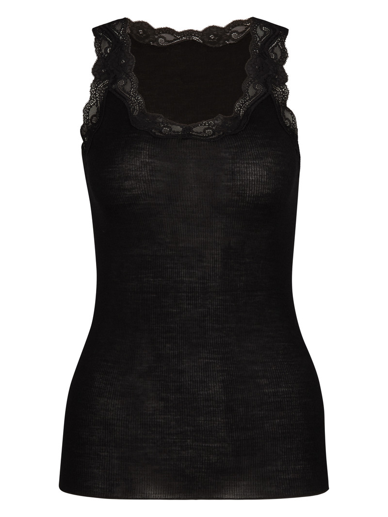 Calida Richesse Lace Tank Top Unterwäsche Damen Ws Schwarz | 71395-BHZK