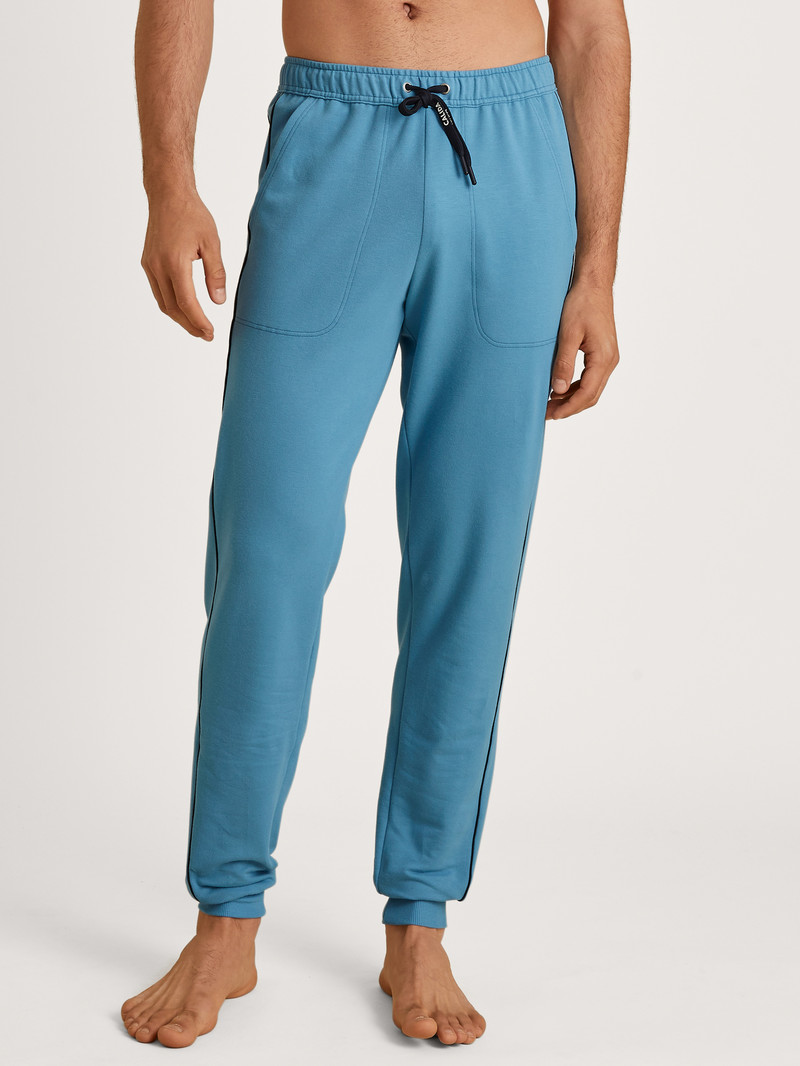 Calida Rmx Lounge Leisure Sweatpants Loungewear Herren Blau | 74382-TDJV