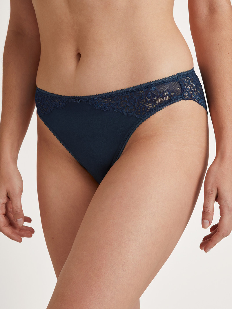 Calida Sensual Secrets Brief Unterwäsche Damen Blau | 24579-MXHL