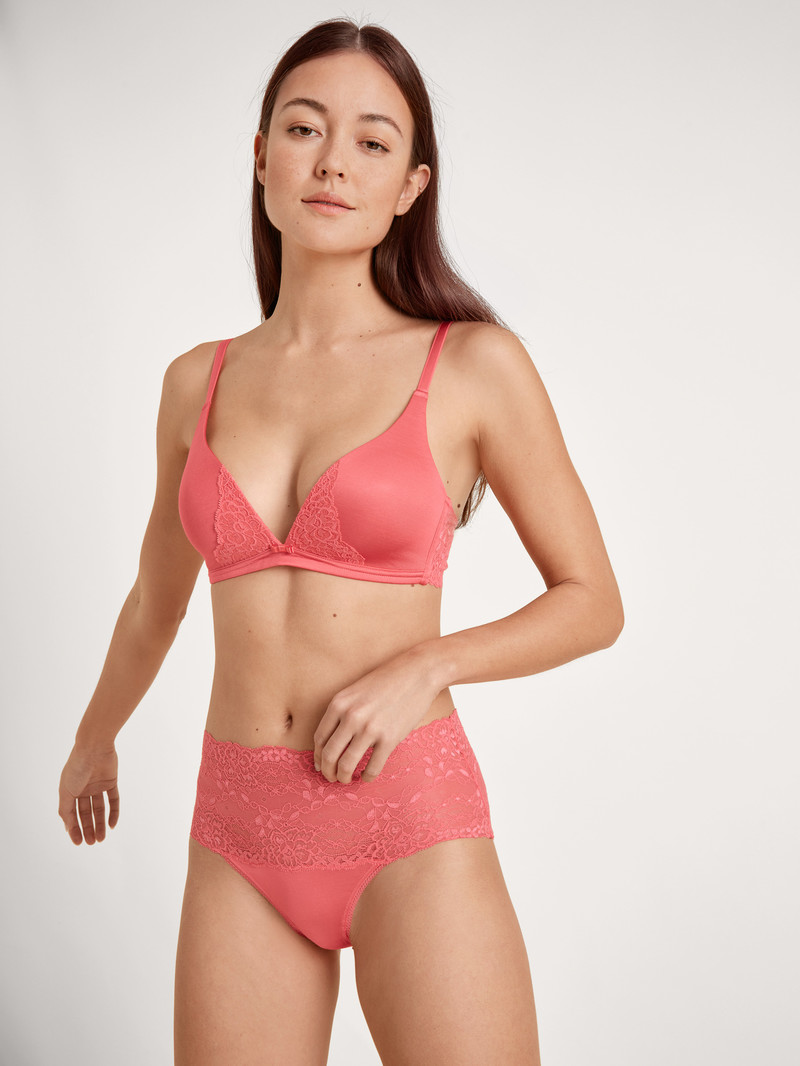 Calida Sensual Secrets Soft Bra Unterwäsche Damen Rosa | 89417-EVPG