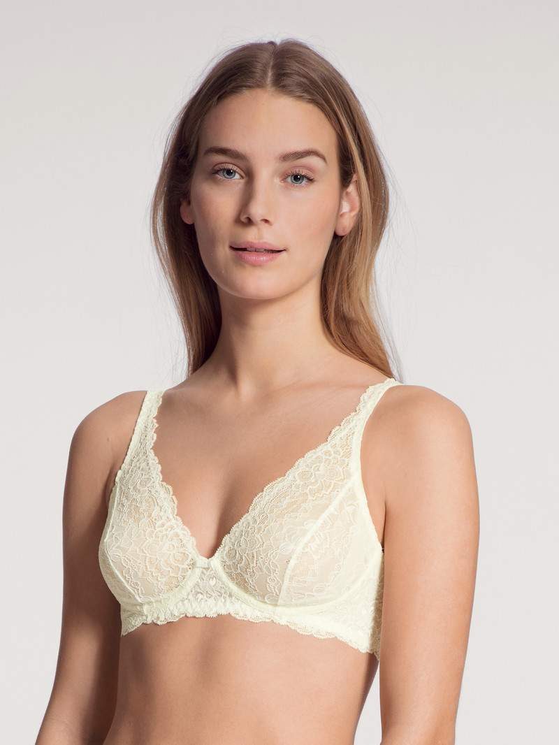 Calida Sensual Secrets Soft Non-wired Bra Unterwäsche Damen Alabaster Crème | 18573-PLOF