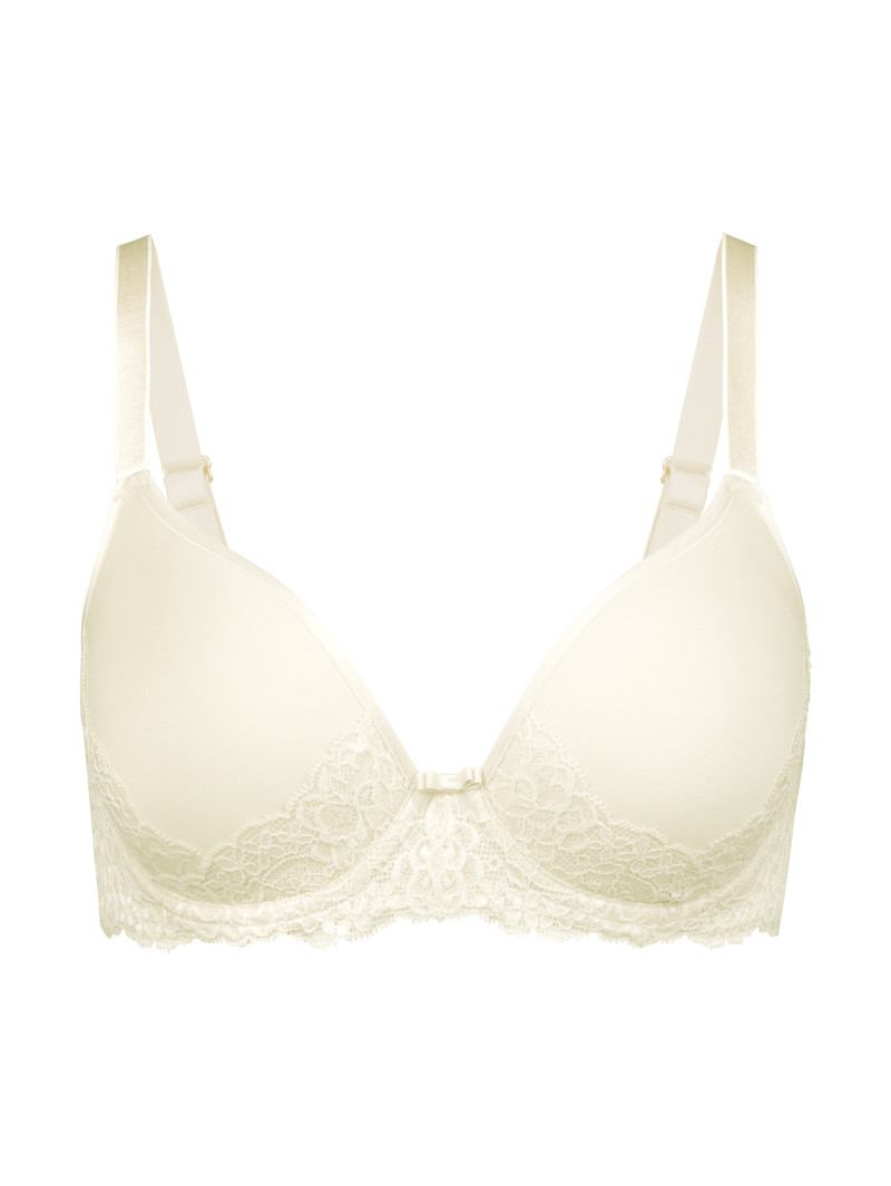 Calida Sensual Secrets Spacer Bra Unterwäsche Damen Alabaster Crème | 91780-SRFH