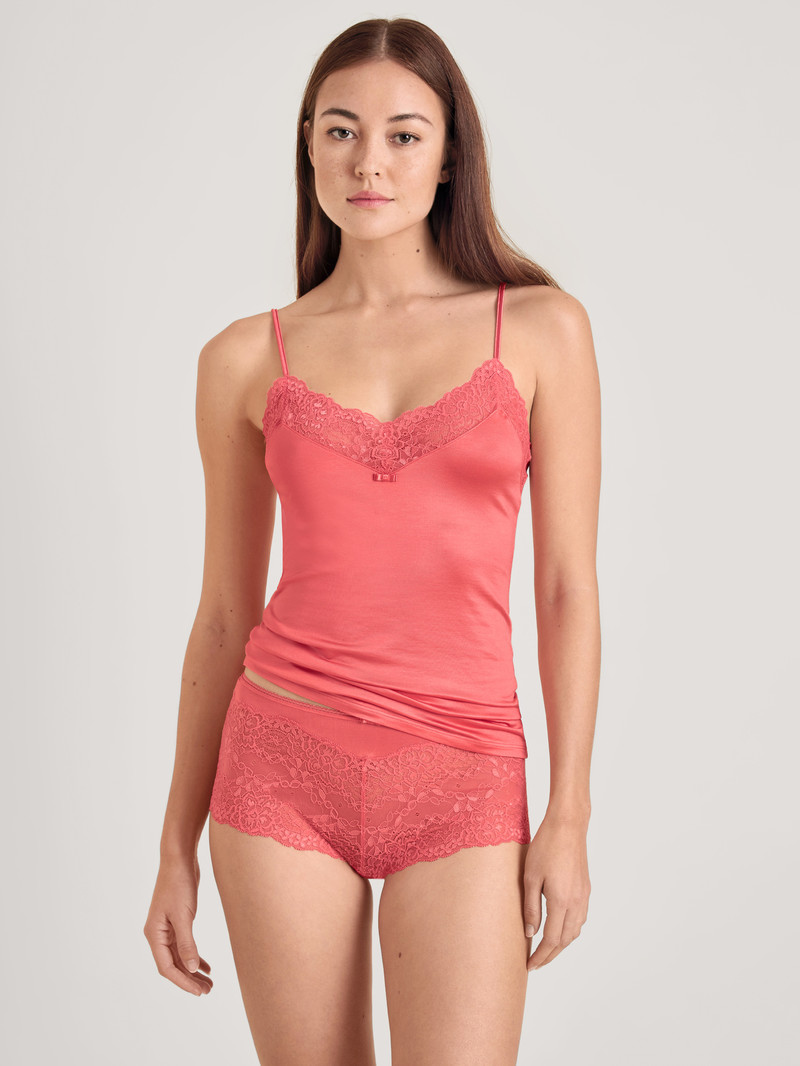 Calida Sensual Secrets Spaghetti Top Unterwäsche Damen Rosa | 34069-RSFY