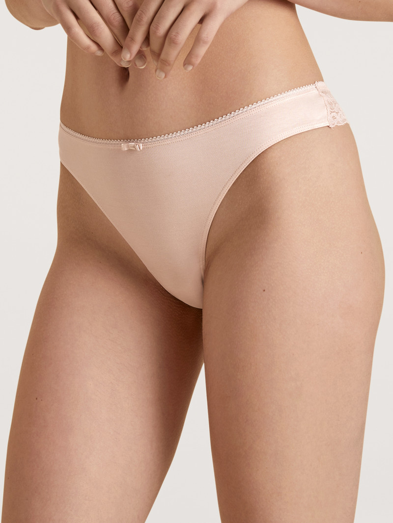 Calida Sensual Secrets String, Low Cut Unterwäsche Damen Rosa | 58691-HUMN