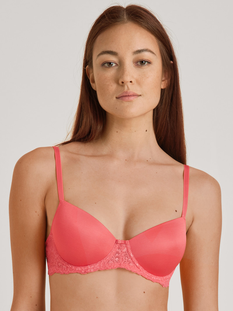 Calida Sensual Secrets Underwired T-shirt Bra With Padding Unterwäsche Damen Rosa | 56790-BJTE