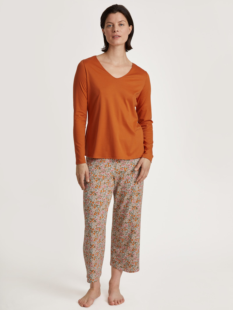 Calida Special 7/8 Pants Nachtwäsche Damen Smoked Paprika | 81376-MNJC