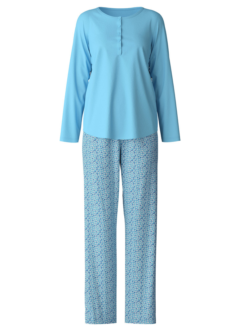 Calida Special Pyjama Nachtwäsche Damen Blau | 75429-FWPA