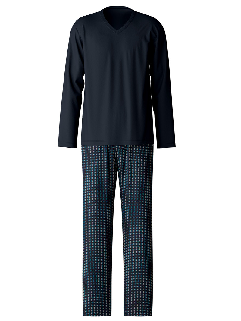 Calida Special Pyjama Nachtwäsche Herren Blau | 86247-MHAL