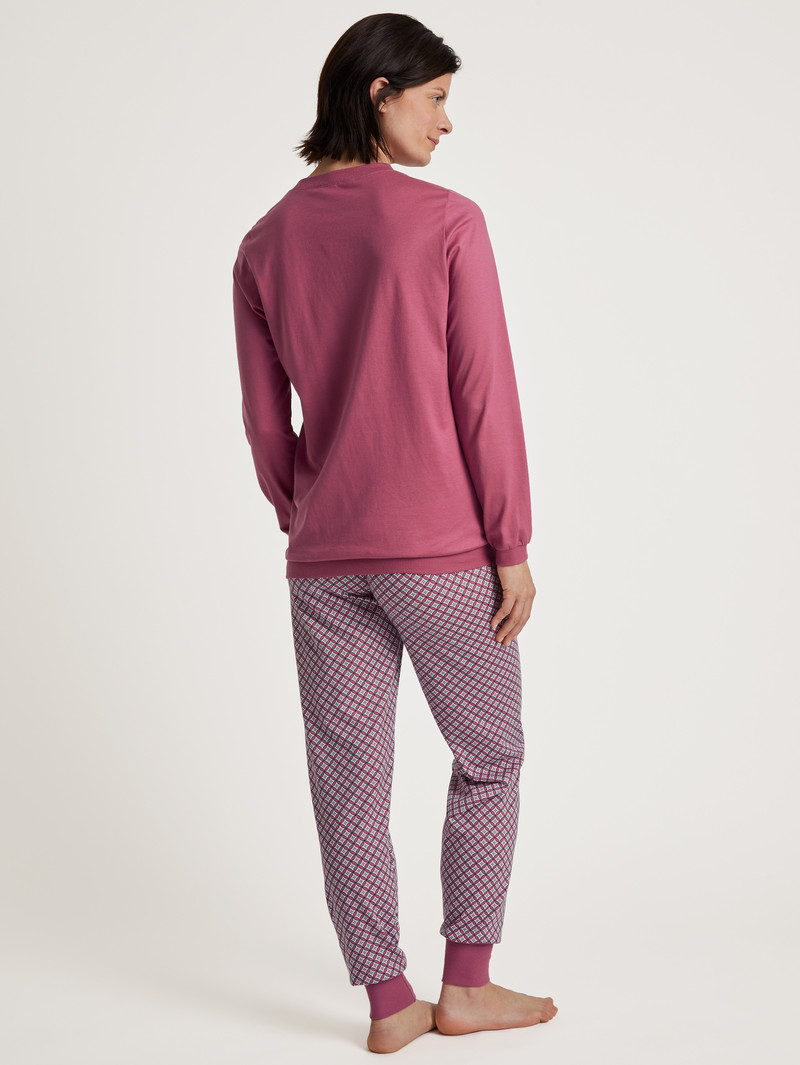 Calida Special Pyjama With Cuff Nachtwäsche Damen Rot | 67038-IACS