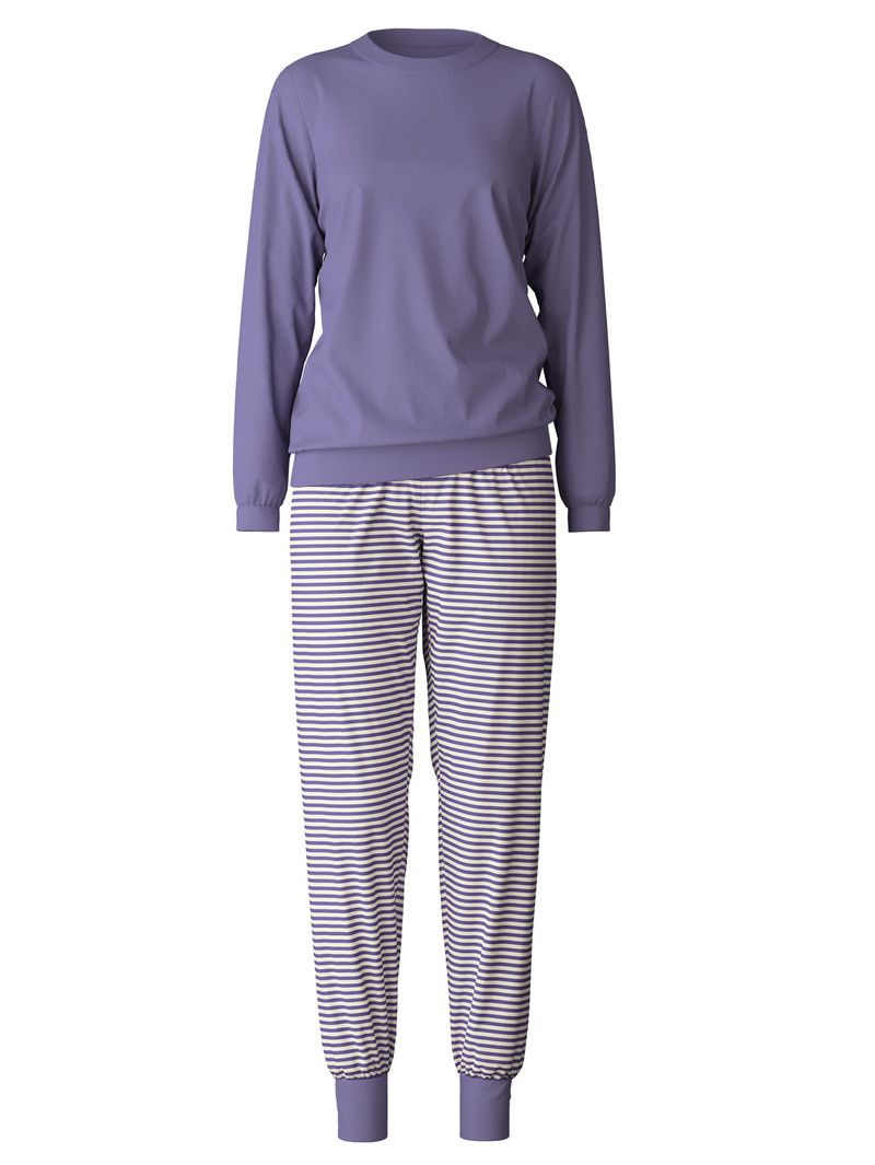 Calida Special Pyjama With Cuff Nachtwäsche Damen Lila | 14903-MSWP