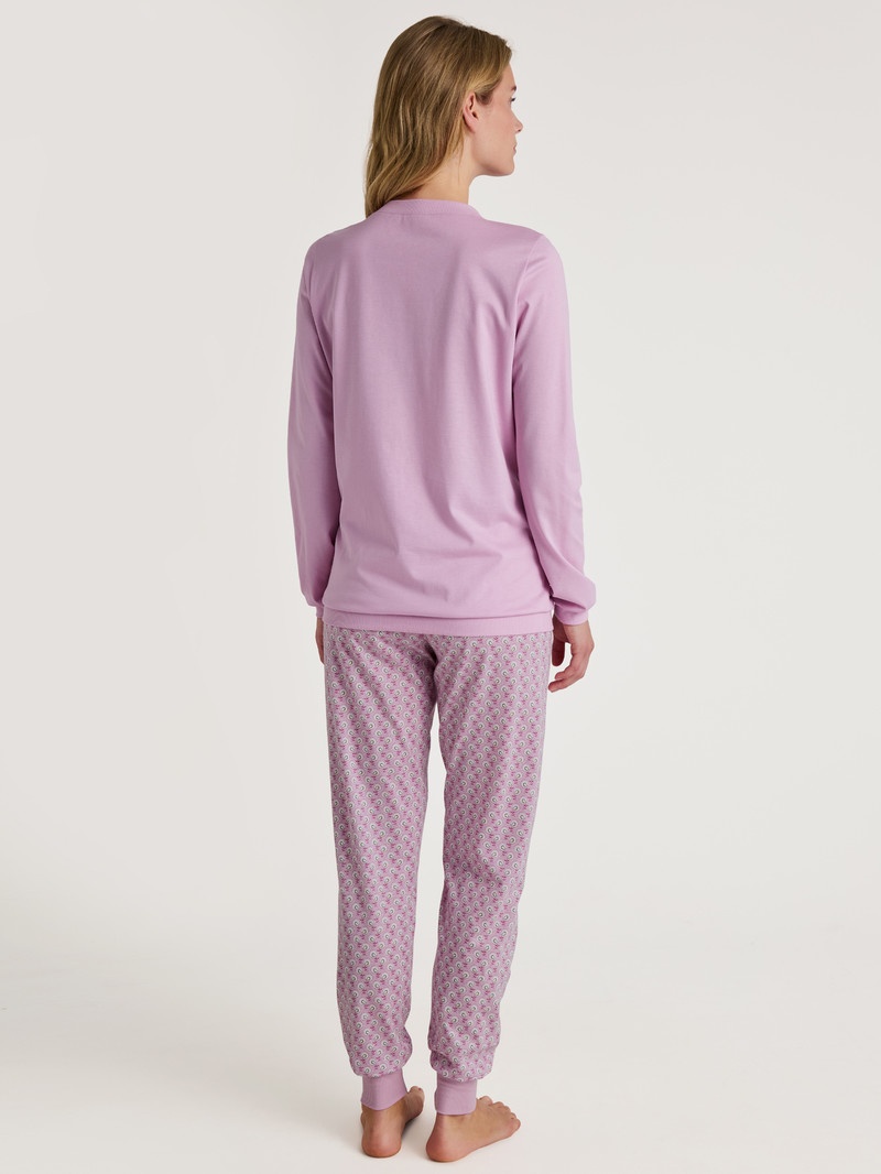 Calida Special Pyjama With Cuff Nachtwäsche Damen New Fragrant Lilac | 70856-XTPY