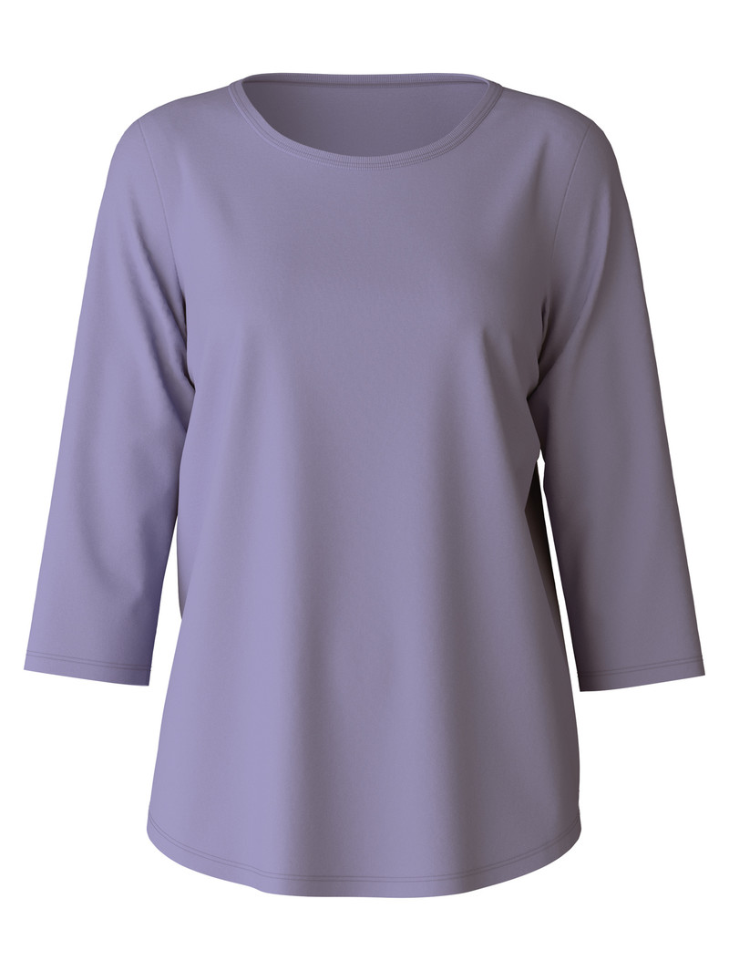 Calida Special Shirt 3/4 Sleeve Loungewear Damen Blau | 49103-OQEZ