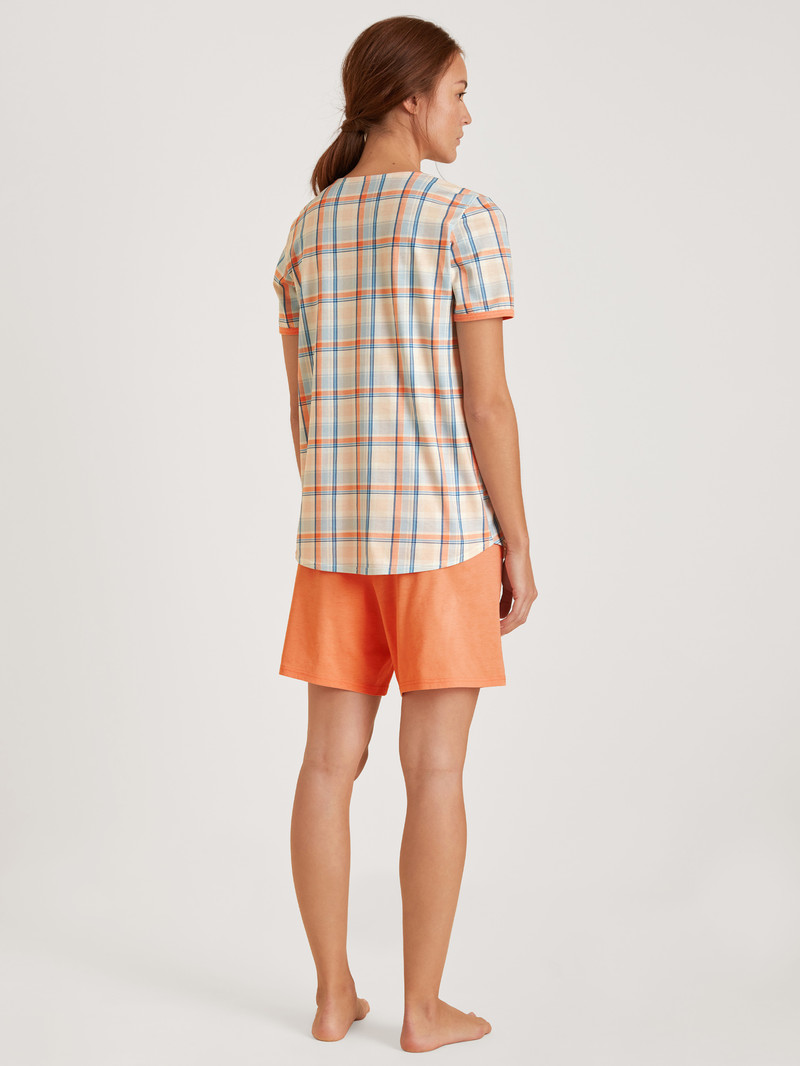 Calida Special Short Pyjama Nachtwäsche Damen Canyon Sunset | 24978-LUNB