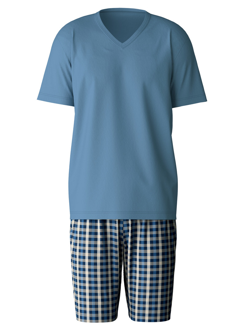 Calida Special Short Pyjama Nachtwäsche Herren Blau | 85942-QYBU