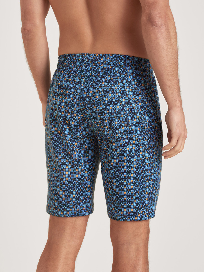 Calida Special Shorts Nachtwäsche Herren Blau | 09845-XDHR