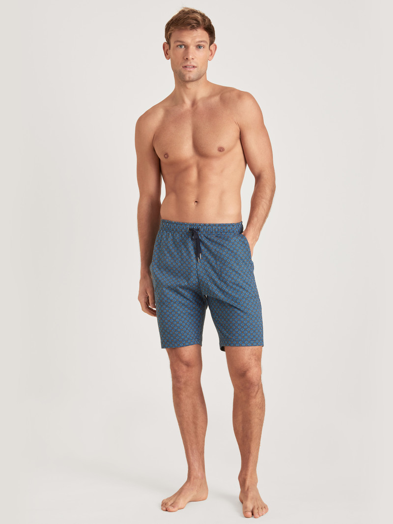 Calida Special Shorts Nachtwäsche Herren Blau | 09845-XDHR