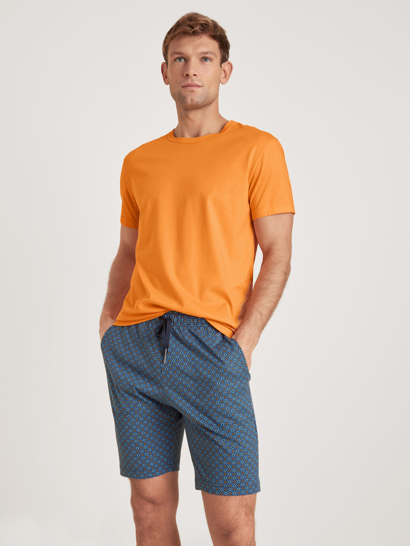 Calida Special Shorts Nachtwäsche Herren Blau | 09845-XDHR