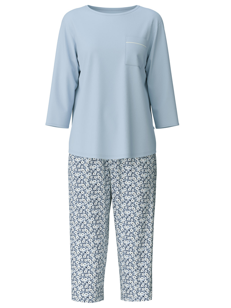 Calida Sweet Dreams 3/4 Pyjama Nachtwäsche Damen Arctic Ice | 15769-GJZC