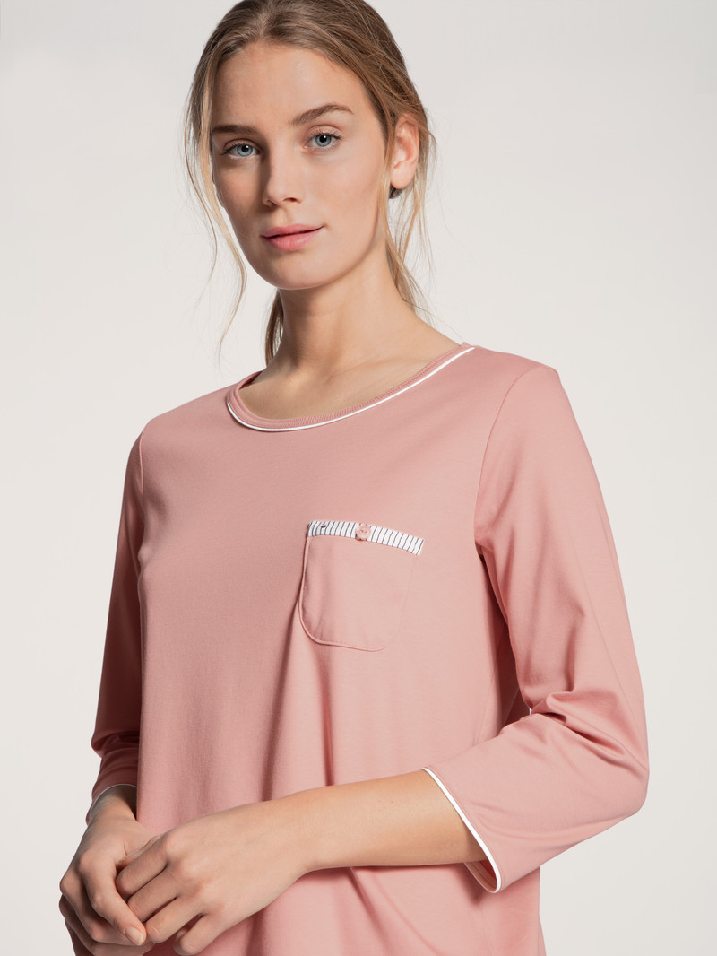 Calida Sweet Dreams 3/4 Pyjama Nachtwäsche Damen Rosa | 34215-QDUT