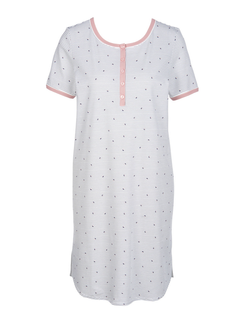 Calida Sweet Dreams Sleepshirt, Length 95cm Nachtwäsche Damen Rosa | 97514-JMBA