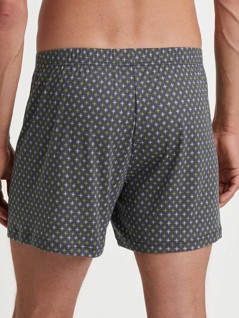 Calida Swiss Edition Boxer Shorts Unterwäsche Herren Anthrazit | 20784-TJDP