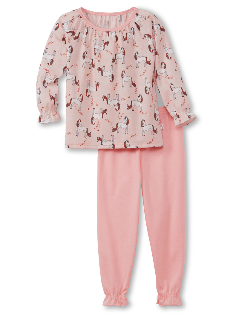 Calida Toddlers Horse Pyjama With Cuff Pyjama Kinder Hell | 73854-BHFX