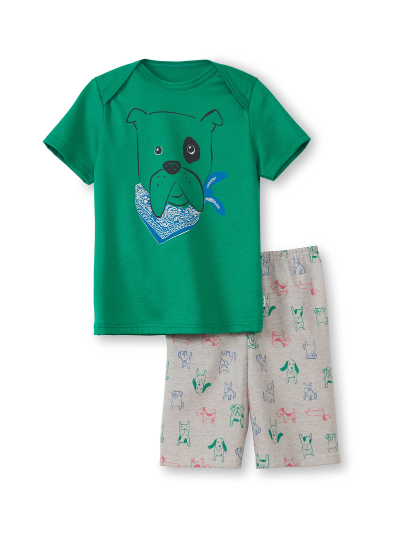 Calida Toddlers Puppy Short Pyjama Pyjama Kinder Grün | 05631-PEYB