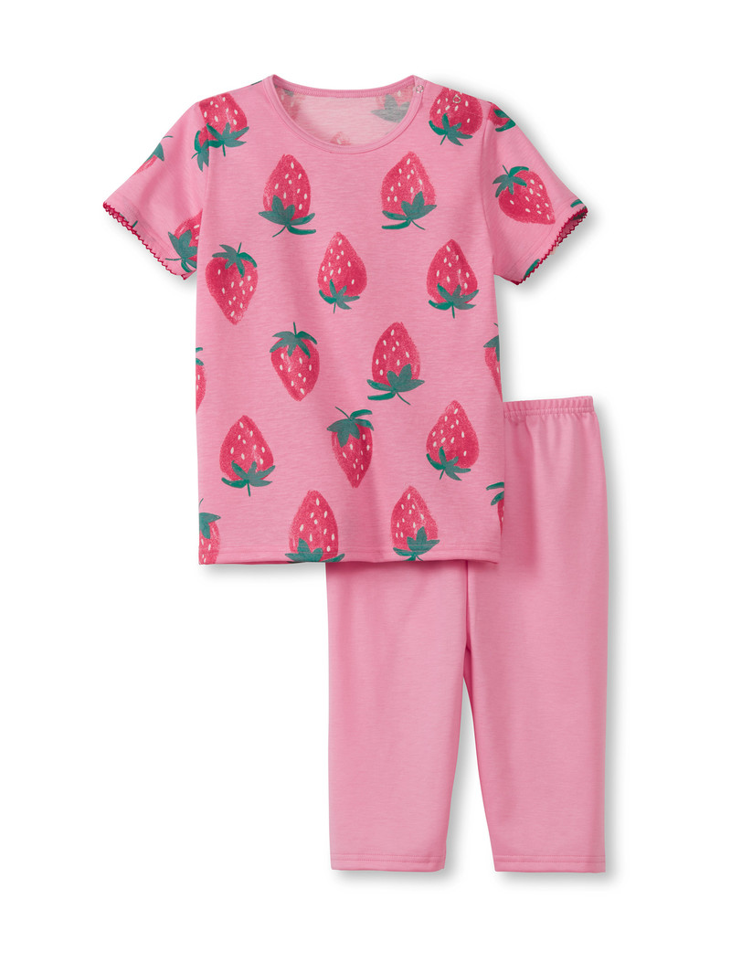 Calida Toddlers Strawberry 3/4 Pyjama Pyjama Kinder Rosa | 05246-KRZW