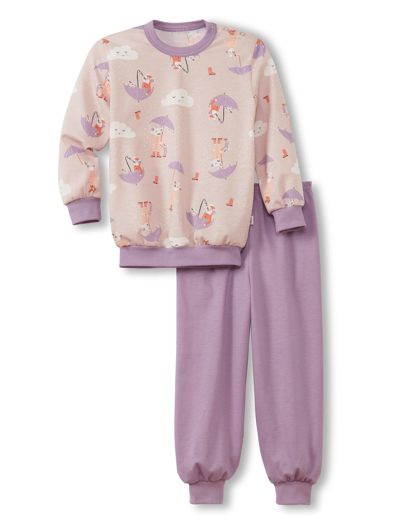 Calida Toddlers Umbrella Pyjama With Cuff Pyjama Kinder Lavendel | 28763-YAZB