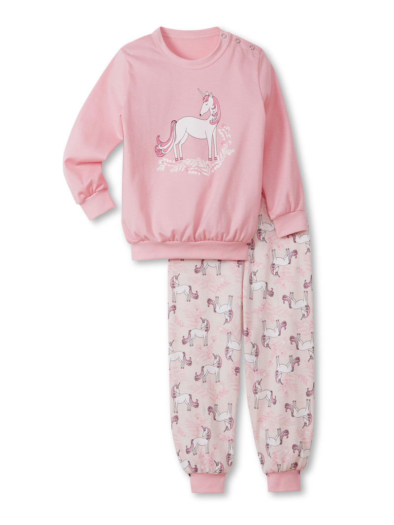 Calida Toddlers Unicorn Pyjama With Cuff Pyjama Kinder Koralle | 84623-SQZC