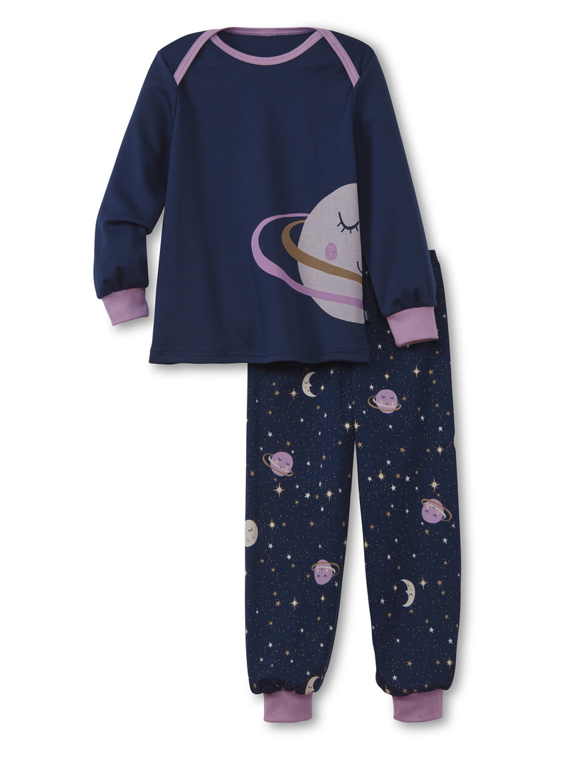 Calida Toddlers Universe Pyjama With Cuff Pyjama Kinder Blau | 17624-XILC