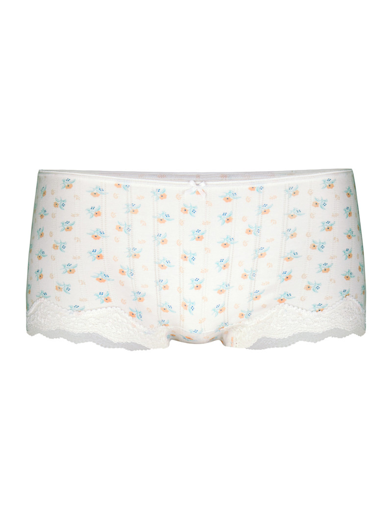 Calida Toujours Print Panty Unterwäsche Damen Weiß | 34682-GNVP