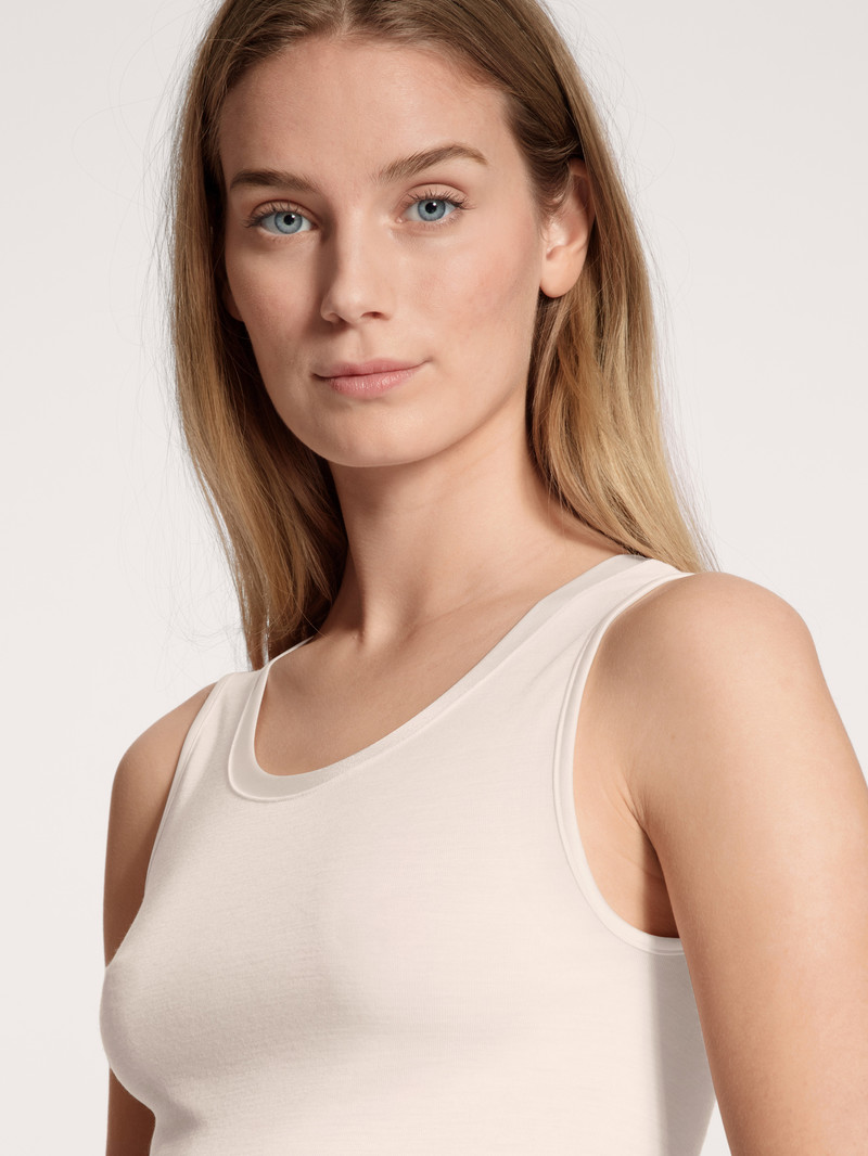 Calida True Confidence Tank Top Unterwäsche Damen Hell | 08314-DHXC