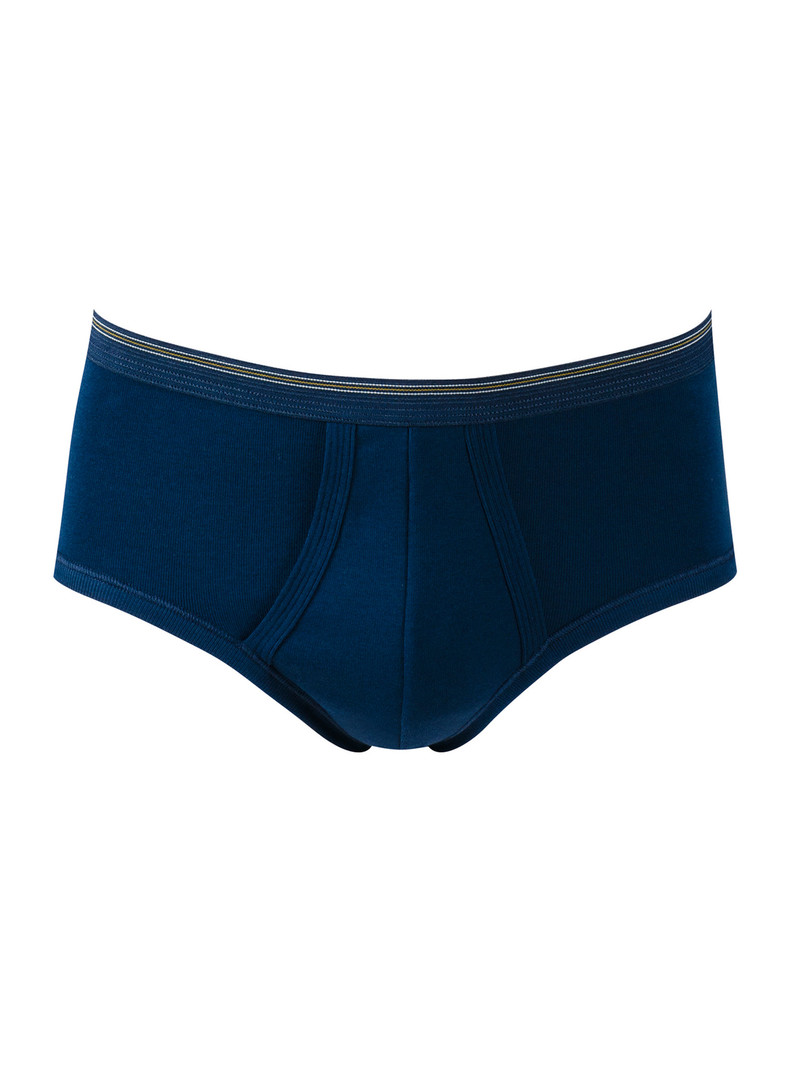 Calida Twisted Cotton Classic Brief With Fly Unterwäsche Herren Admiral | 58046-XCLZ